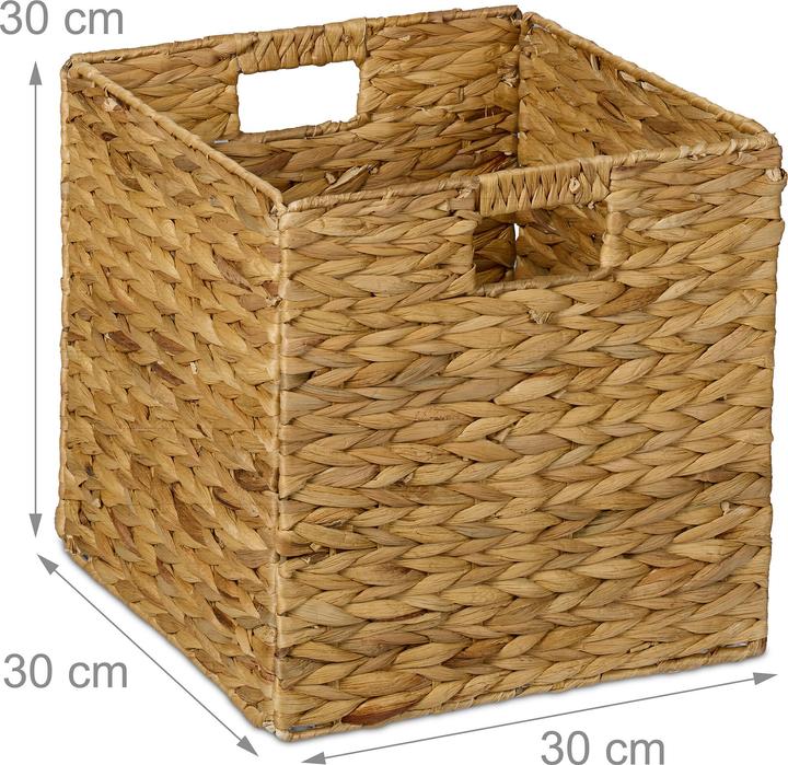 Actual product image Relaxdays Storage basket set (1 x, 30 x 30 x 30 cm)
