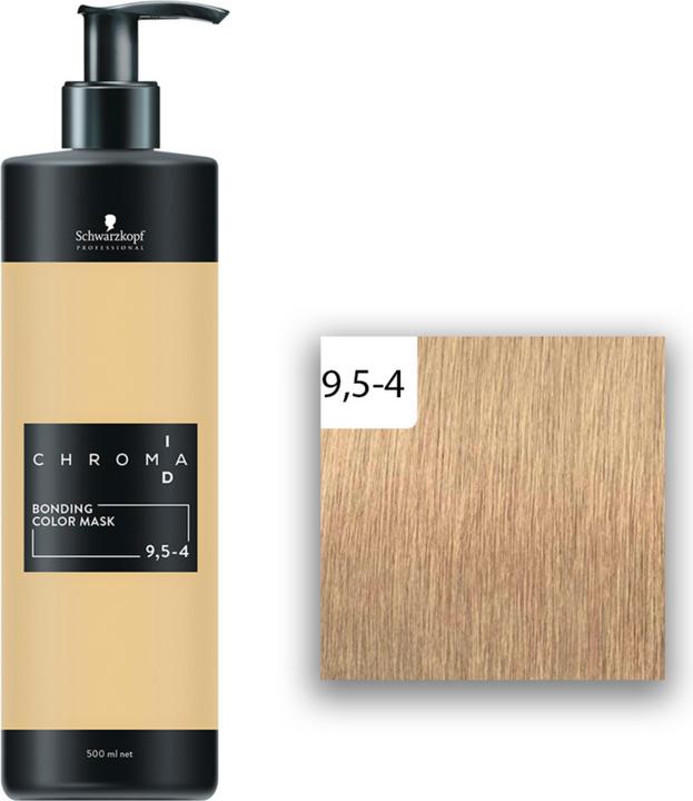 Image du produit Schwarzkopf Professional Chroma ID Bonding Color Mask 9.5-4 Platinum Blonde Beige (500 ml)