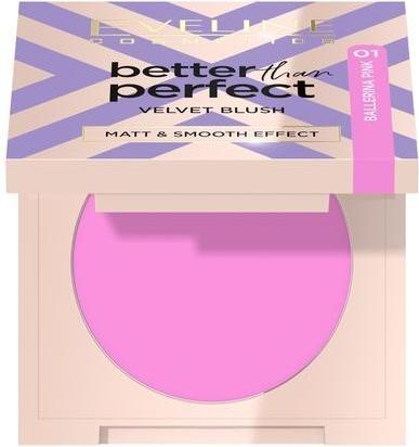 Image du produit Eveline Fard à joues velouté Better Than Perfect Pressed Rose 01 (01)