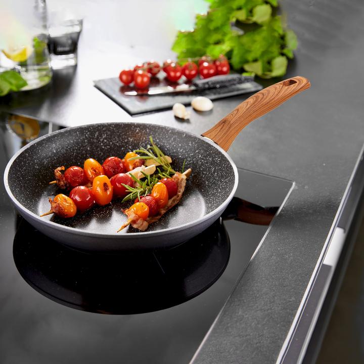 Actual product image Stoneline Back to Nature frying pan 28 cm, Made in Germany, induction, non-stick coated pan (28 cm, Frying pan, Aluminium)
