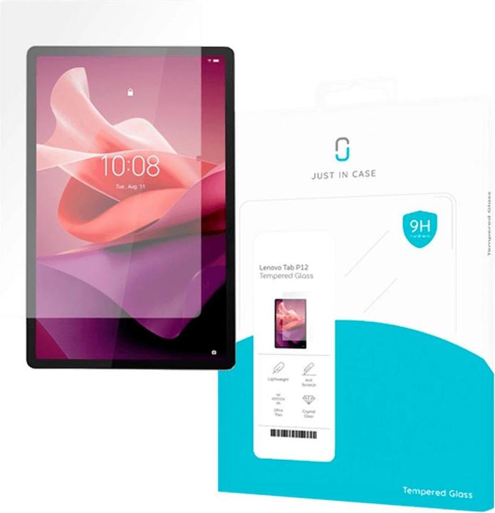 Just in Case Protezione dello schermo in vetro temperato trasparente Lenovo Tab P12 (1 Pezzo/i, Lenovo Tab P12)