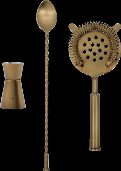 House Doctor Cocktail set, HDBaar, antique brass finish (Cocktail set)
