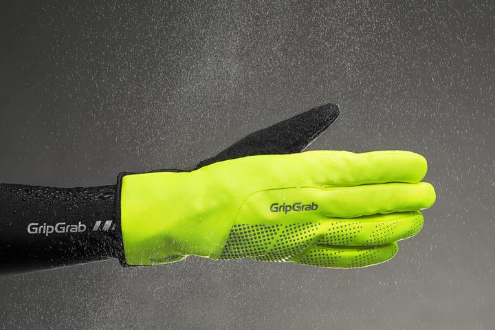 Actual product image GripGrab Ride Waterproof Hi-Vis Thermal Gloves (M)