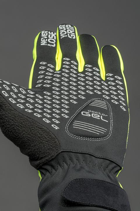 Actual product image GripGrab Ride Waterproof Hi-Vis Thermal Gloves (M)
