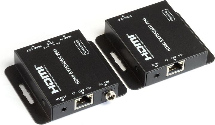 Actual product image FeinTech VME00110 HDMI over LAN Extender | 4K 30Hz | 70 m (Extender, CAT extender)