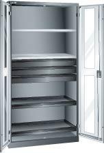 Produktbild Lista Sichtfensterschrank, HxBxT 1950 x 1000 x 580 mm (100 cm, 195 cm)