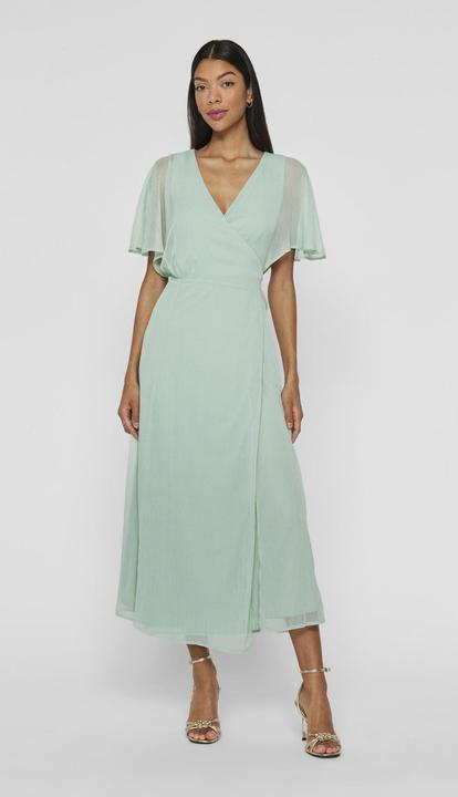 Produktbild Vila Kurzärmeliges Maxi Wickelkleid (38)