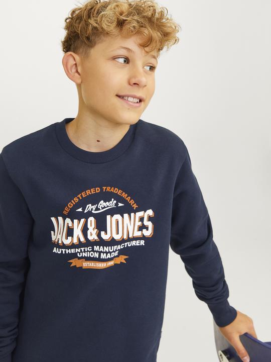 Actual product image Jack & Jones JJELOGO SWEAT CREW 2 COL 24/25 NOOS JNR (176)
