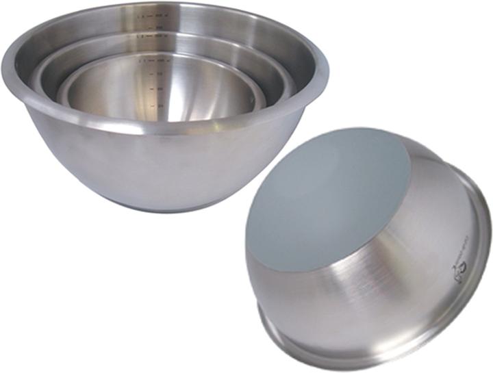 Produktbild de Buyer Schlagschüssel rund Ø 30cm, Boden silikonbeschichtet (30 cm, 7 l, 1 x)