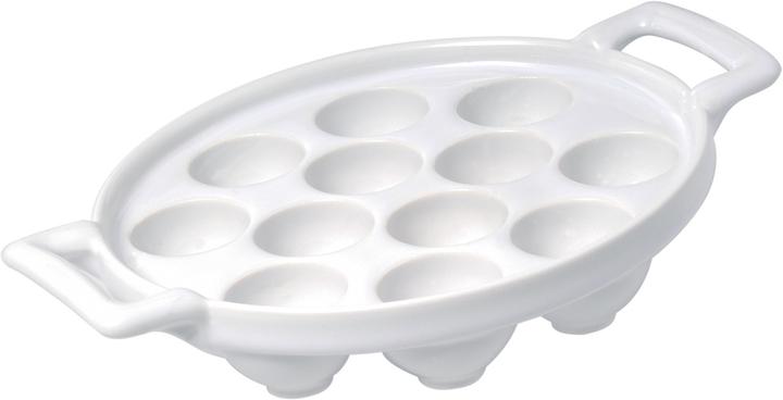 Revol Snail pan 12 holes, white