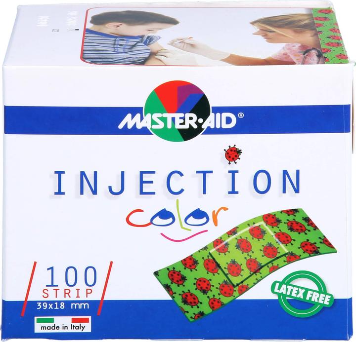 Produktbild Trusetal MASTER AID Injection strip color 39 x 18 mm Kinderpflaster, 100 St PFL (100 x)