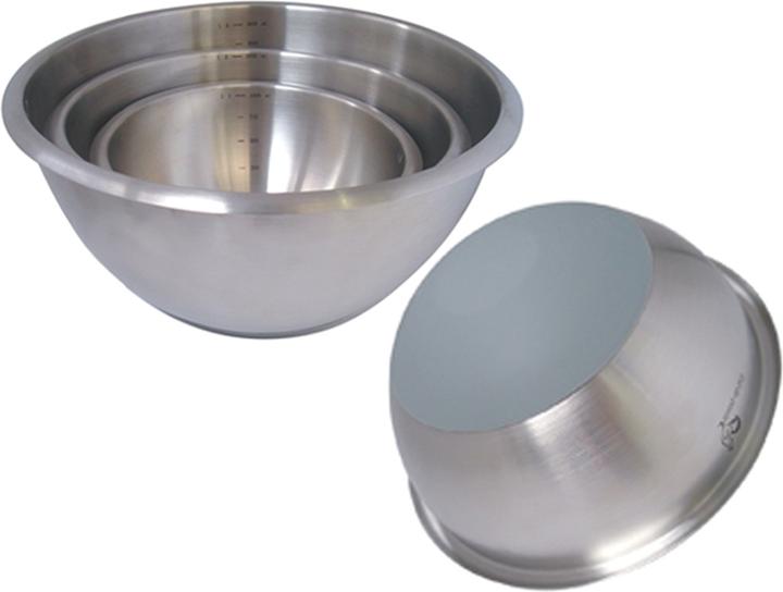 Produktbild de Buyer Schlagschüssel rund Ø 16cm, Boden silikonbeschichtet (16 cm, 1 l, 1 x)