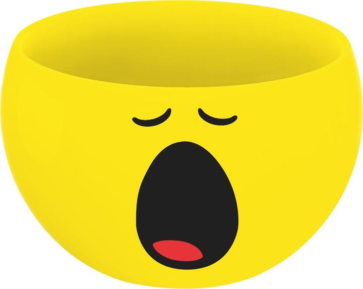 Actual product image Zak! Smiley cereal bowl, emoticon yawn Ø13cm (13 cm, 1 x)
