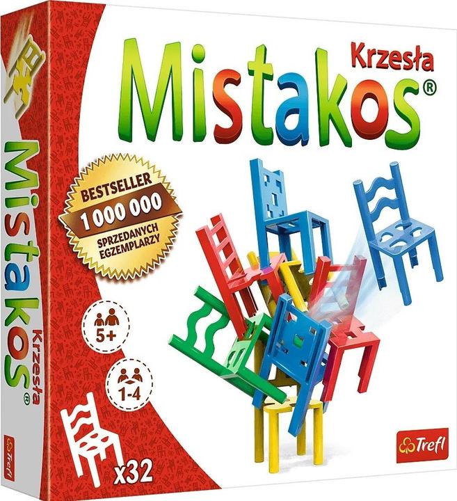 Produktbild Trefl Spiel Mistakos Stühle für 4 Personen