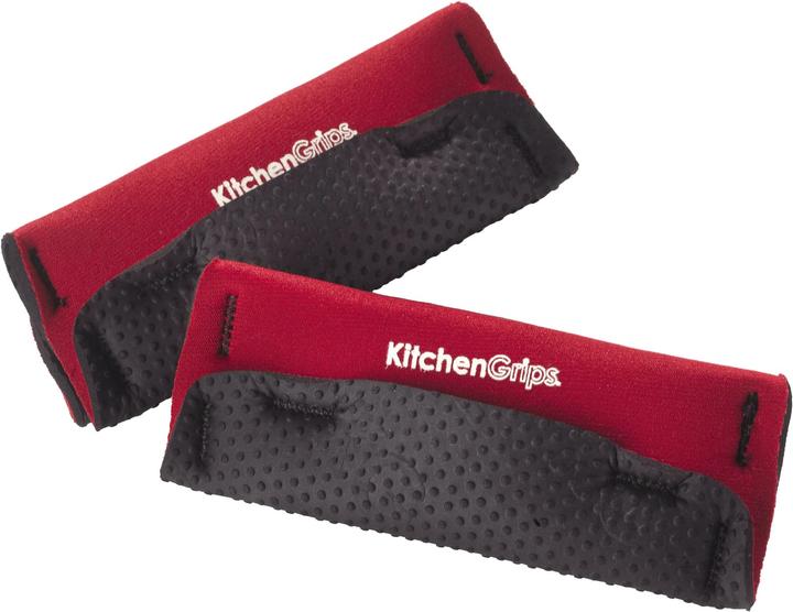 Produktbild Cuisipro Fingerschutz schwarz quer 2 Stk. rot 13cm (13 cm, Textil, Kunststoff)