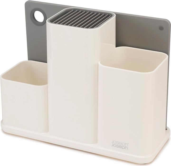 Joseph Joseph CounterStore m. Schneidebrett, weiss/h.grau, 31x13x23 cm