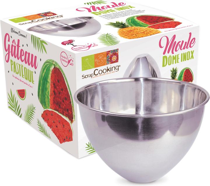 Immagine prodotto ScrapCooking Cupola in acciaio inox teglia + ciotola rotonda