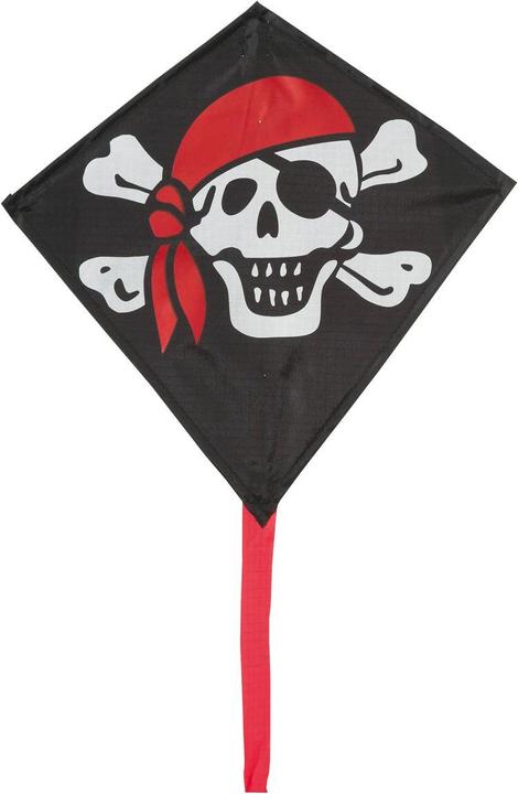 Produktbild Invento Drachen Mini Eddy Jolly Rog- er, 30x30 cm, ab 5 Jahren, inkl. Griff mit 20 m Schnur