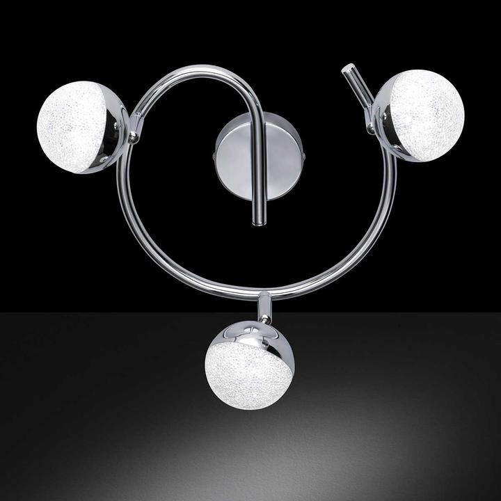 Produktbild Wofi SANAN LED-Deckenspot 3 x 4.5W, Chrom (380 lm)