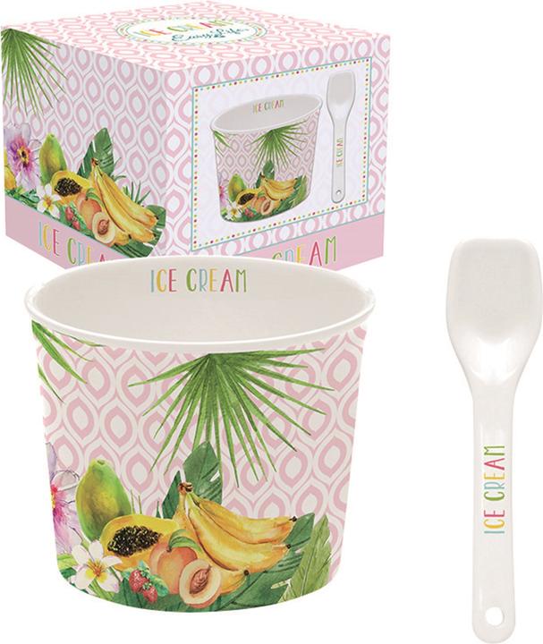 Produktbild Easy Life Ice Cream Porzellan Eisbecher in GB, "Banane, Ø 8.5 cm (8.50 cm, 1 x)