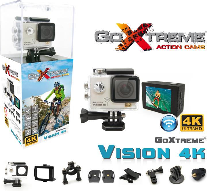 Image du produit Easypix GoXtreme Vision 4K ULTRA HD argent HD (24p, 4K, WiFi)