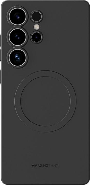 Produktbild Amazingthing Minimal Air Case mit Magnetring für Samsung Galaxy S25 Ultra - Schwarz (Samsung Galaxy S25 Ultra)