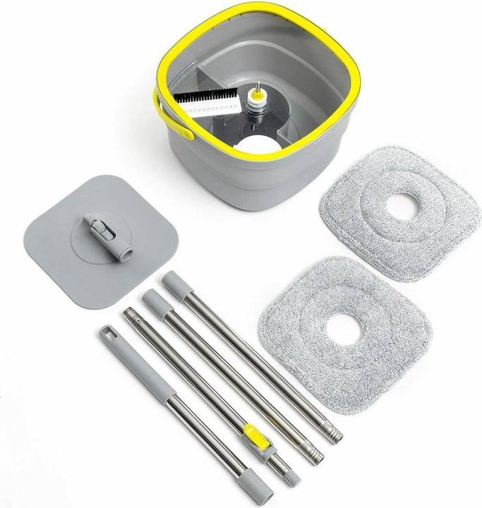 Image du produit InnovaGoods Balai rotatif autonettoyant avec seau en deux parties Selimop (1 pcs)