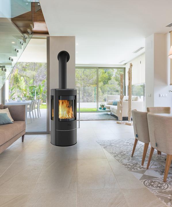 Actual product image Fireplace Amaranth stove