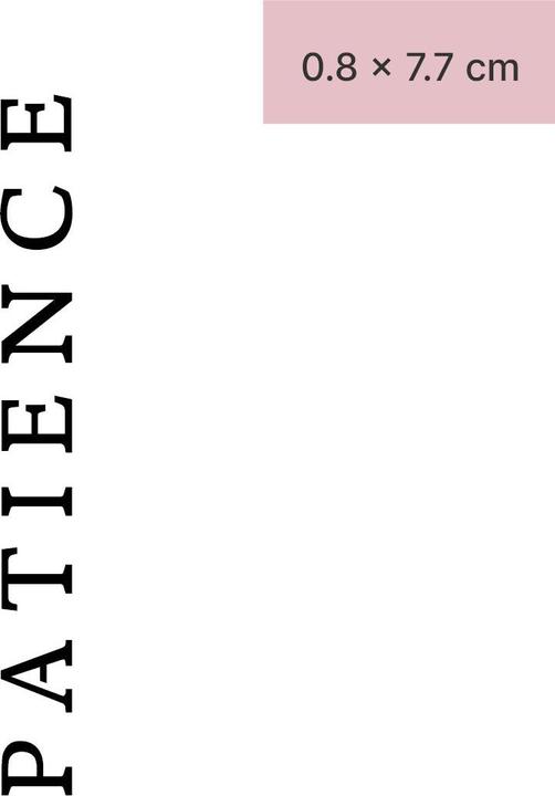 Produktbild minink Temporäres Tattoo – Patience