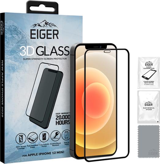 Produktbild Eiger Mountain Glass Clear Edge (1 Stück, Apple iPhone 12 mini)