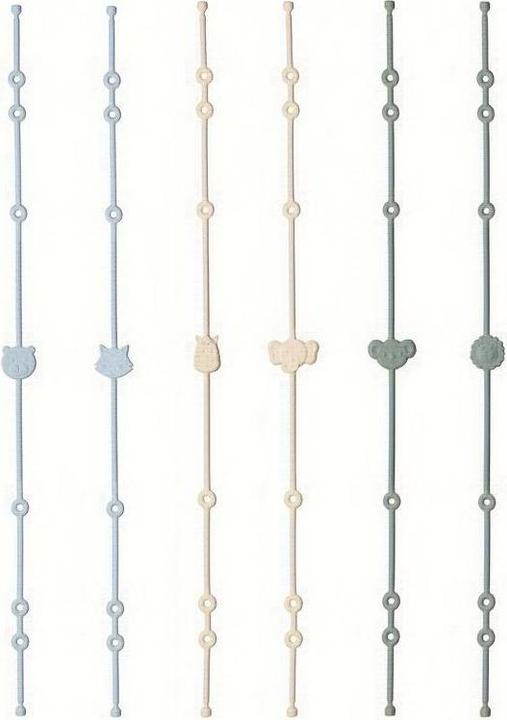 Produktbild Milkii Anti-Verlust Kette aus Silikon, 6 Stück (6 x)