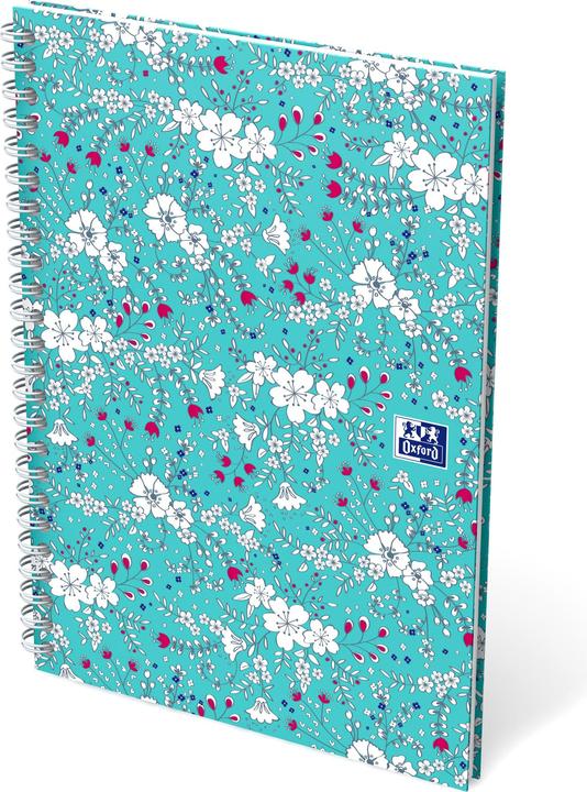 Produktbild Oxford FORME FLORAL - Spiralbuch (A5, Kariert, Harter Einband)