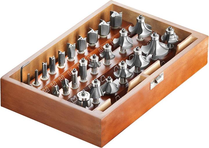 technocraft Oberfräser-Satz 3 Cut, 25-tlg