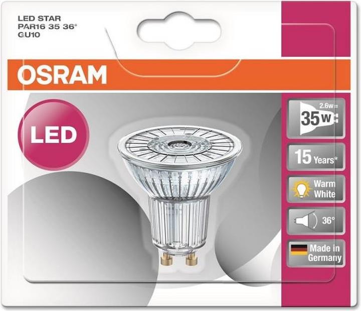 Image du produit Osram Étoile Par16 (GU10, 3 W, 230 lm, 1 x, A)