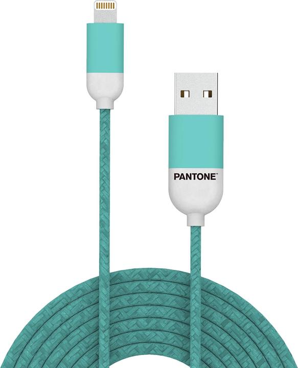 Produktbild Celly PT-LCS001-5L Mobiltelefonkabel Cyan 1,5 m USB A Lightning (1.50 m, USB 3.0)