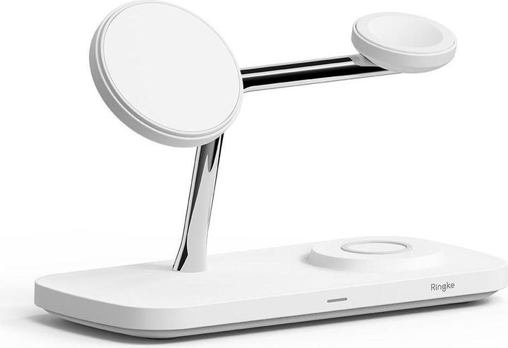 Productafbeelding Ringke 3in1 QI2 MagSafe Wireless Charger - White (15 W)