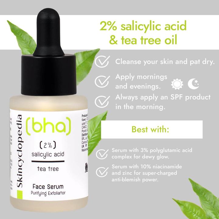 Immagine prodotto Skincyclopedia 2% di Acido Salicilico + Tea Tree Oil (30 ml)
