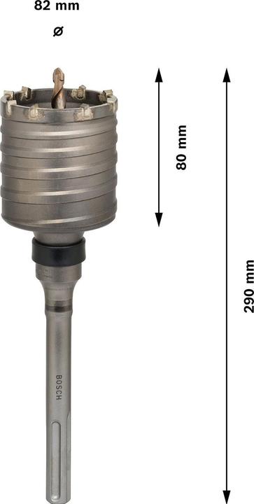 Produktbild Bosch Professional Zubehör PRO SDS max-5 Core Cutter, einteilig, 82 x 80 x 160 mm (82 Millimeter)