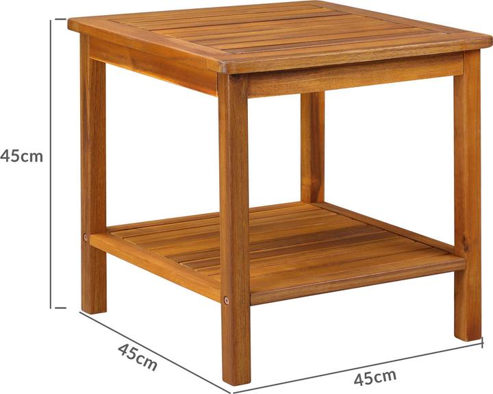 Actual product image Casaria Garden table (45 cm)