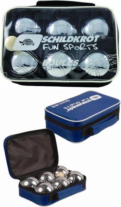 Immagine prodotto Schildkröt Set di bocce / Boccia / Pentanque in acciaio (6 x, 72.50 mm)