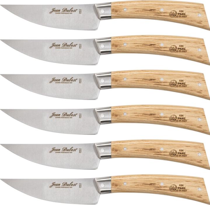 Produktbild Laguiole Jean Dubost Steakmesser Set 6-tlg. BISTRONOMY hellbraun (6 Stück, Besteck Set)
