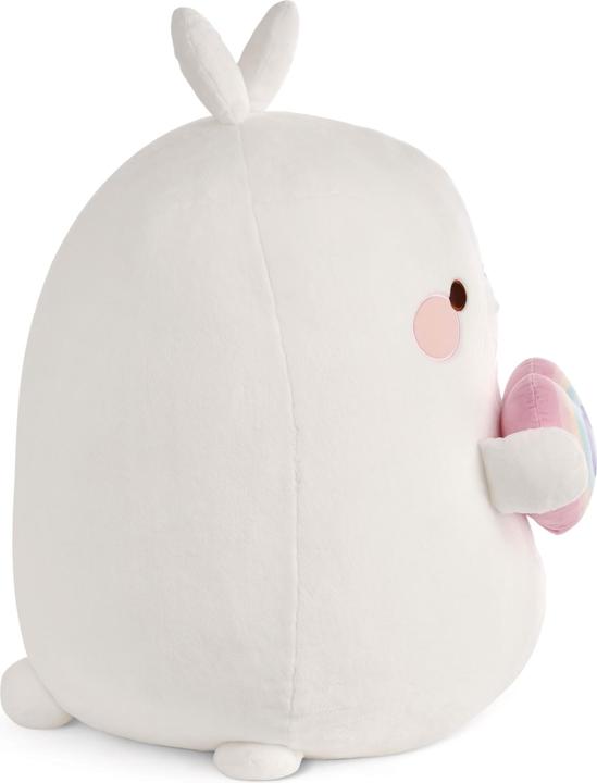 Produktbild NICI Kuscheltier Molang mit Regenbogenherz (80 cm)