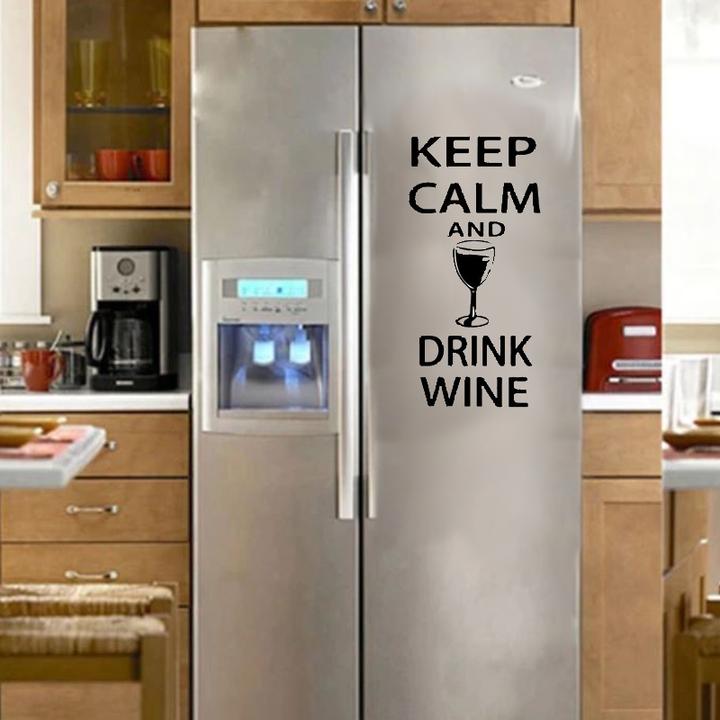 Image du produit Baispo Sticker autocollant pour décoration de cuisine Keep Calm