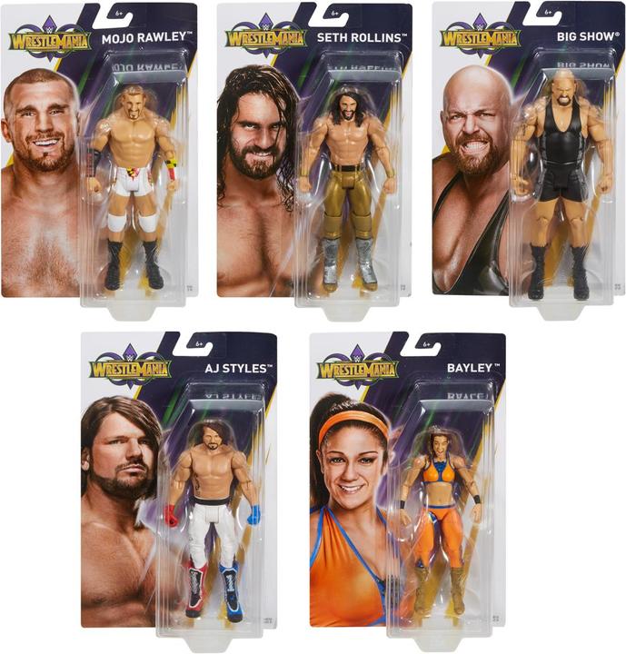Produktbild Mattel WWE WrestleMania Figuren