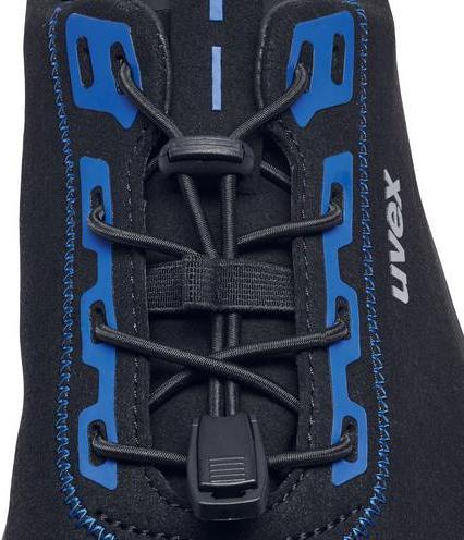 Actual product image Uvex Sports uvex 1 x-craft low shoes S2 68140 black, blue width 14 size 44 (S2, 44)