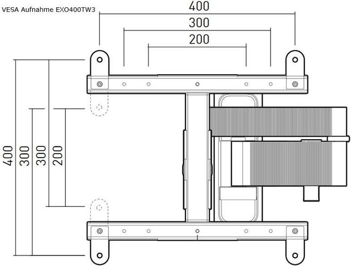 Produktbild Erard EXO 400 TW3 (Wand, 55", 25 kg)