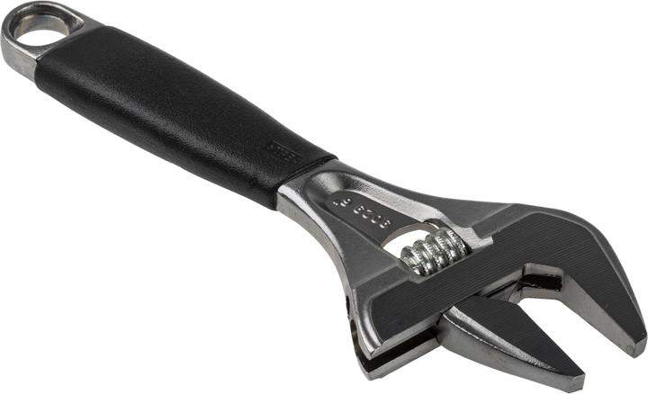 Image du produit Bahco Clé à molette ERGO 32 mm à ouverture extra-large, écrou central et poignée en caoutchouc, chromée (32 mm)