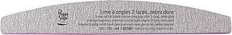 Produktbild Peggy Sage 2-Way Nail File Zebra Coarse File To Claw Double Sided 100/100 Zebra Crescent