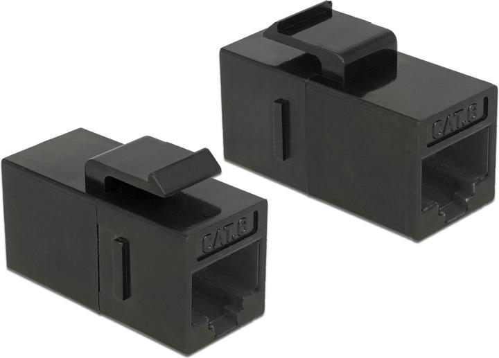 Delock Keystone Modul Cat.6, UTP, schwarz (Keystone Modul)