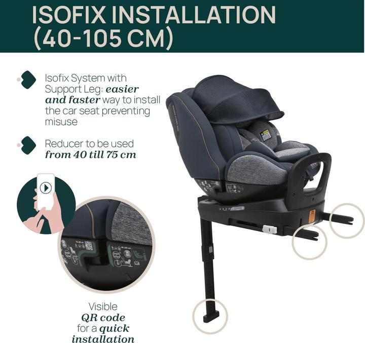 Actual product image Chicco SEAT3FIT I-SIZE AIR 40 - 125 CM (Reboarder, ECE R129/i-Size Standard)